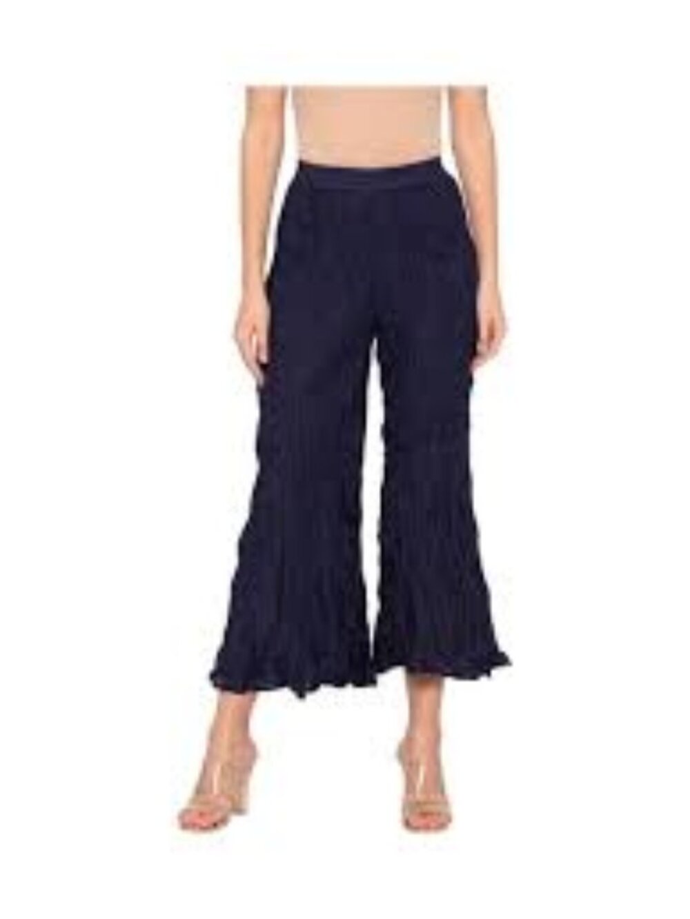 Cato Women’s Navy Linen Capris Size 26/28 Plus Size